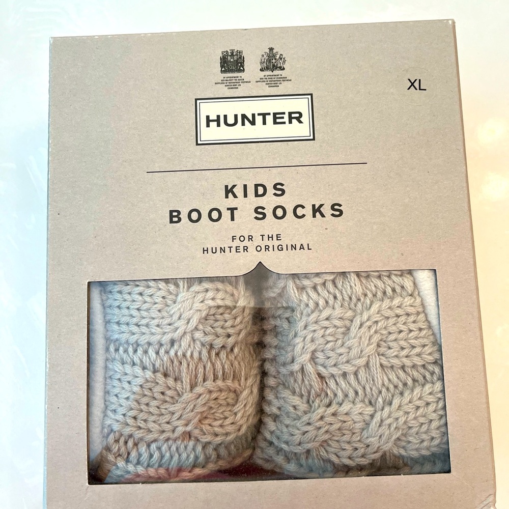 Girls’ Hunter Socks (XL) in Greige